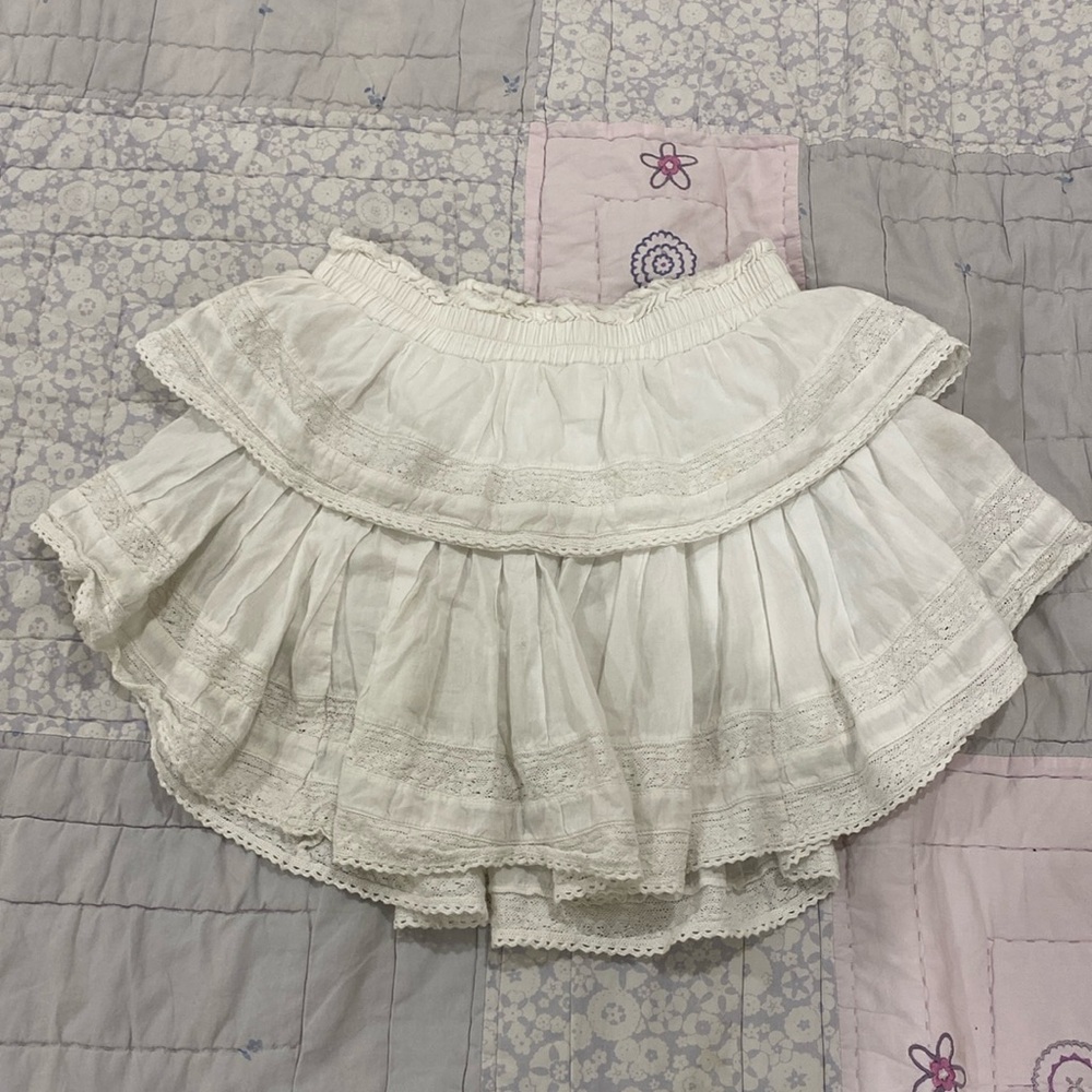 Love Shack Fancy White Skirt